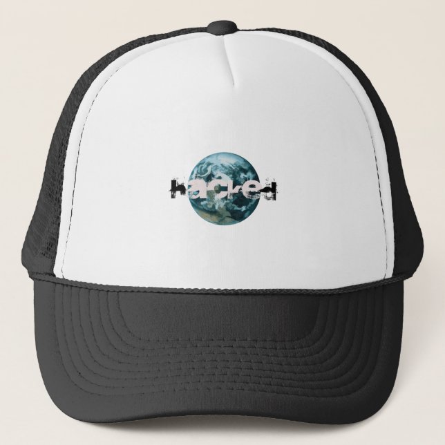 Casquette planète Terre piratée (Devant)