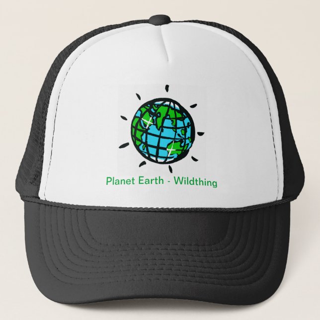 Casquette Planète TERRE - Sauvage - Conservation -Écologie (Devant)