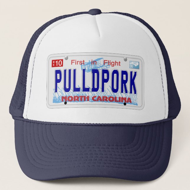 Casquette Plaque CN de porc pulvérisée (Devant)
