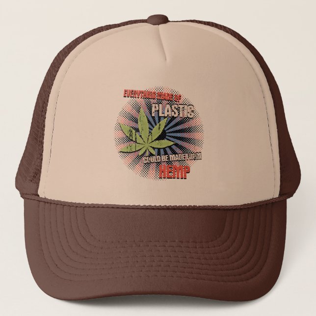 Casquette Plastique de chanvre (Devant)