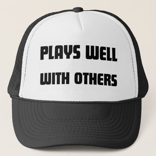 Casquette Plays Well With Others (Devant)