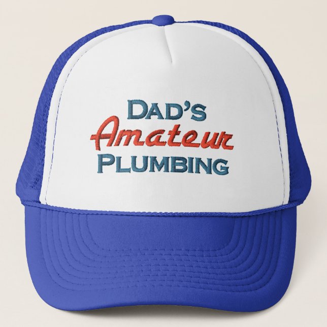 Casquette Plombier drôle (Devant)