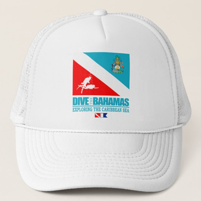 Casquette Plongée aux Bahamas (Devant)