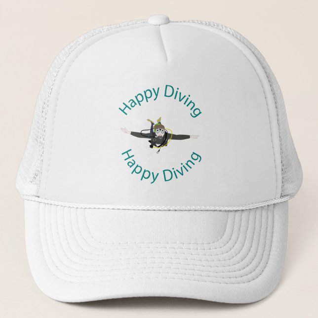 Casquette Plongée heureuse (Devant)