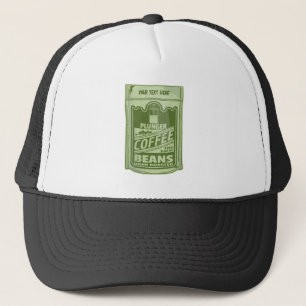 Casquette Plongeur café pop art emballage alimentaire illust