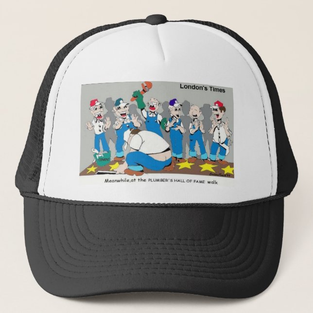Casquette Plumbers Hall Of Fame Drôle Cadeaux Et Objets de c (Devant)