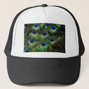 Casquette Plumes de paon