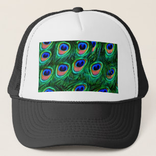 Casquette Plumes de paon_