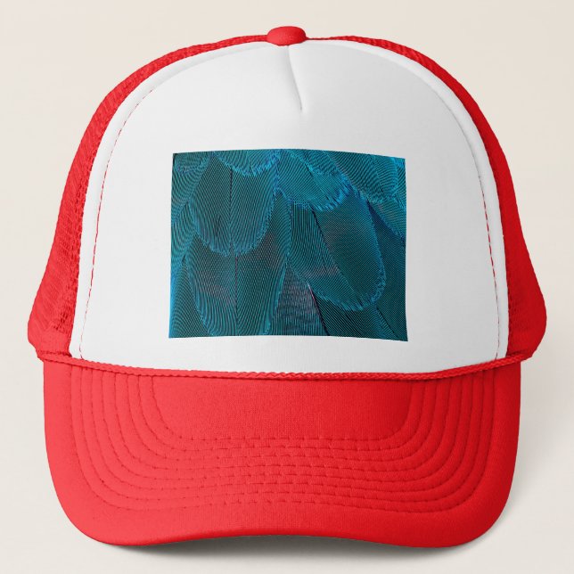 Casquette plumes électriques (Devant)