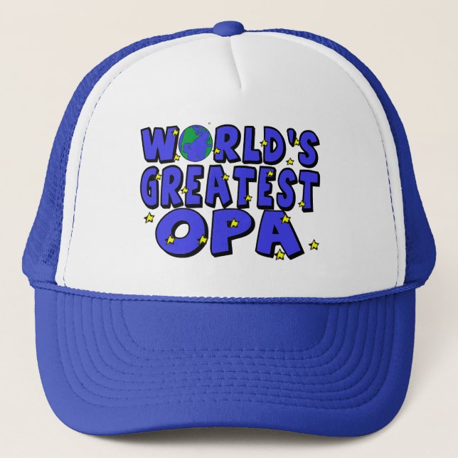 Casquette Plus grand Opa du monde (Devant)