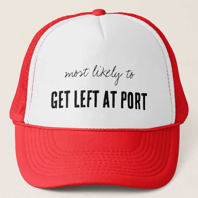 Casquette Plus susceptible d'être laissé au port drôle de cr (Devant)