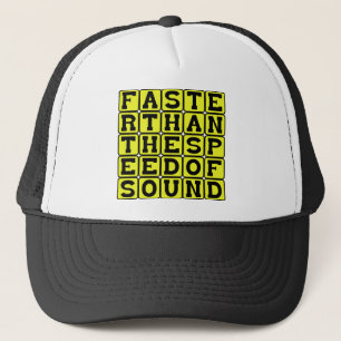Casquette Plus vite que la vitesse du son