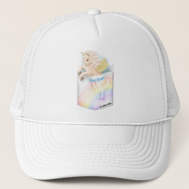 Casquette Pocket Rainbow Unicorn (Devant)