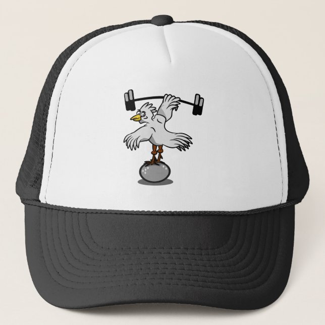 Casquette Poids de levage de poulet (Devant)