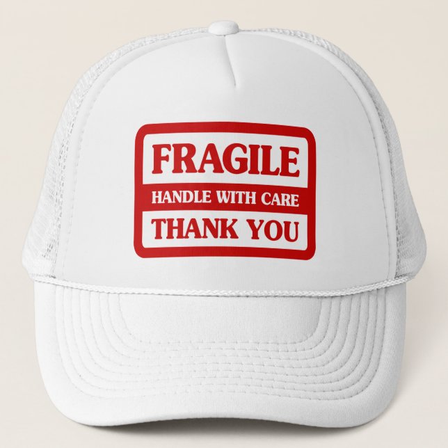 Casquette Poignée Fragile Avec Soin (Devant)