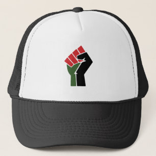 Casquette Poing vert rouge noir