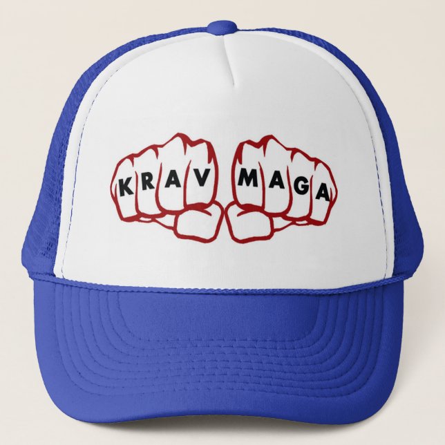 Casquette Poings de combat de Krav Maga (Devant)