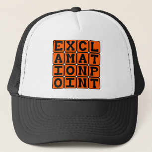 Casquette Point d'exclamation, Type de ponctuation
