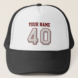 Casquette Points frais de base-ball - nom et nombre faits