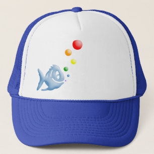 Casquette poisson arc-en-ciel