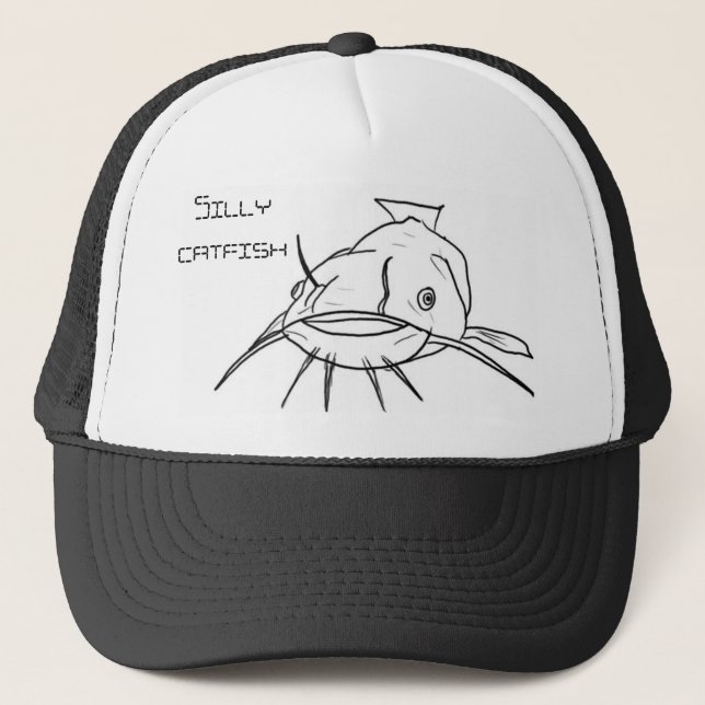 Casquette Poisson-chat idiot (Devant)