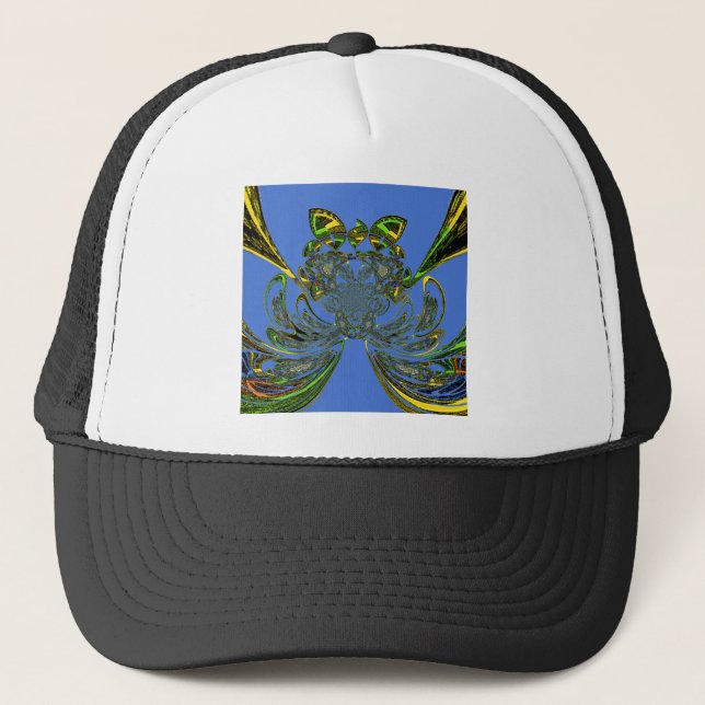 Casquette Poisson de plumes (Devant)