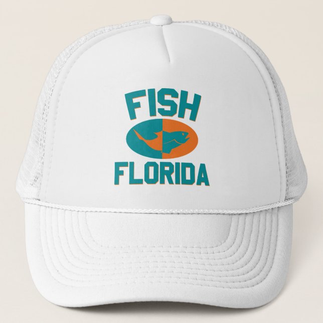 Casquette Poisson Floride couleurs (Devant)