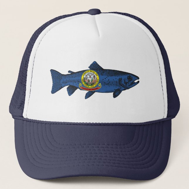 Casquette Poisson Idaho truite (Devant)