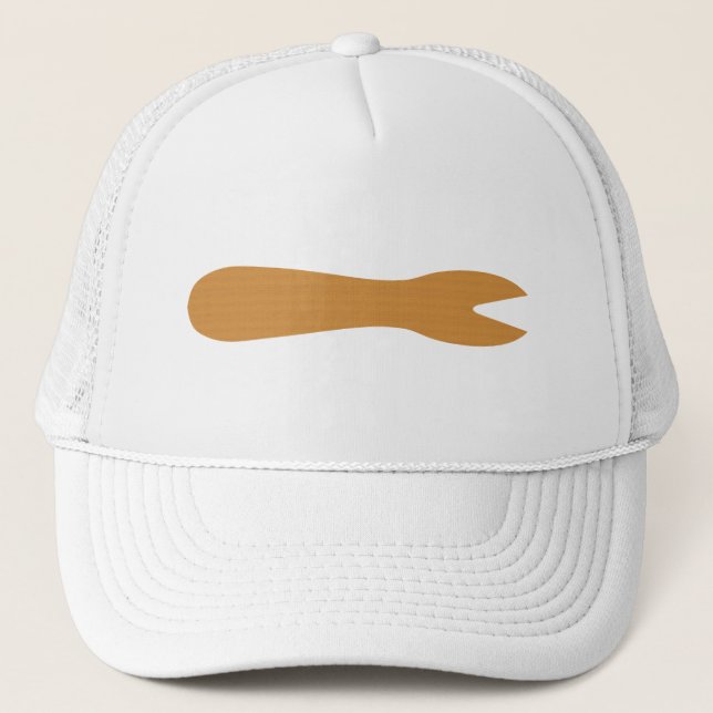 Casquette Poissons & Chips Boutique Fourche en bois (Devant)