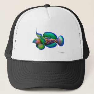 Casquette Poissons de Dragonet de mandarine