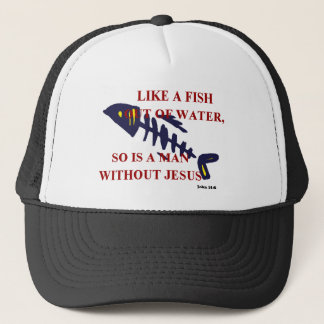 CASQUETTE POISSONS HORS DE L'EAU