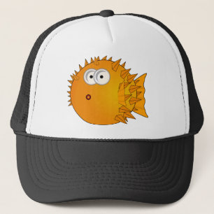 Casquette Poissons mignons de décolleur de bande dessinée