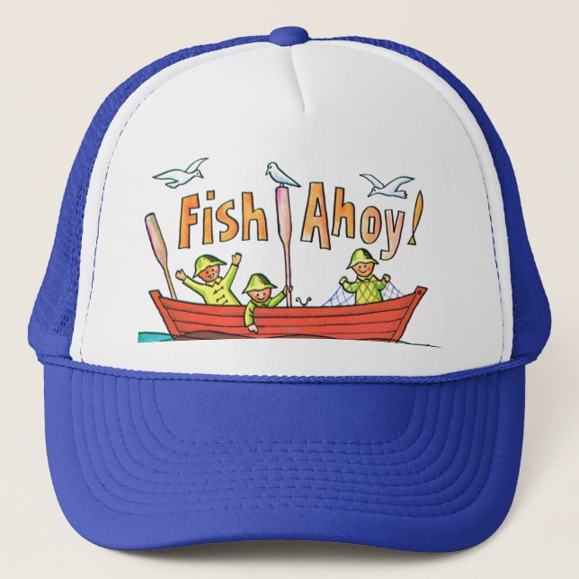 Casquette Poissons oh ! (Devant)