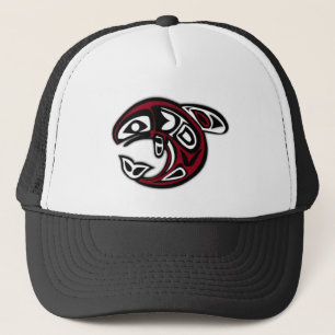 Casquette Poissons saumonés indigènes