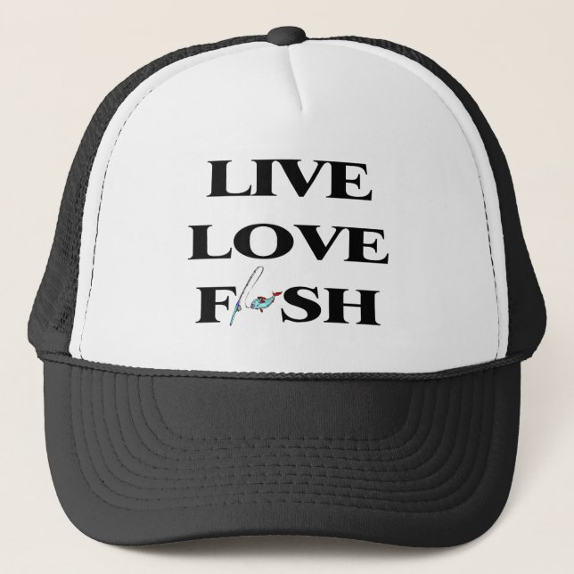 Casquette Poissons vivants d'amour (Devant)