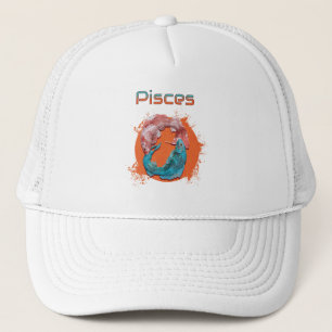 Casquette Poissons Zodiaque Horoscope Signe d'Eau Astrologie