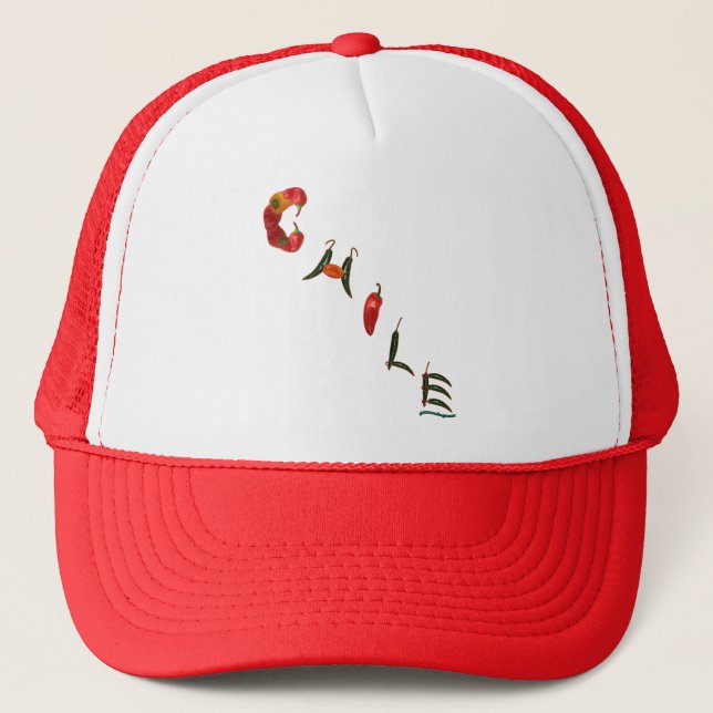 Casquette Poivrons de piment du Chili (Devant)