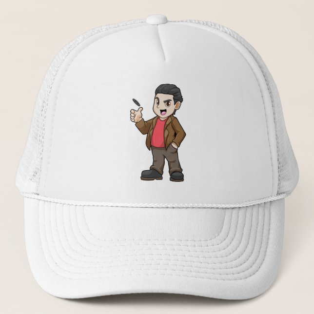 Casquette Poker avec amis (Devant)