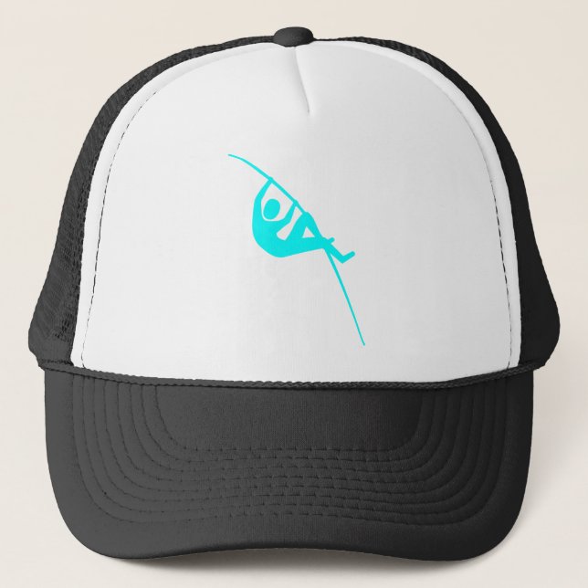 Casquette Pôle voûté - Cyan (Devant)