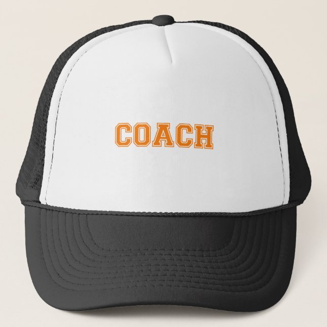 Casquette Police d'orange d'entraîneur (Devant)