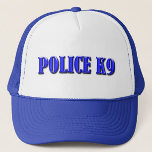 Casquette Police K9 - Ligne bleue mince
