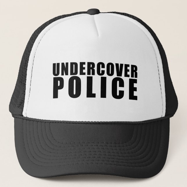 Casquette Police secrète drôle (Devant)