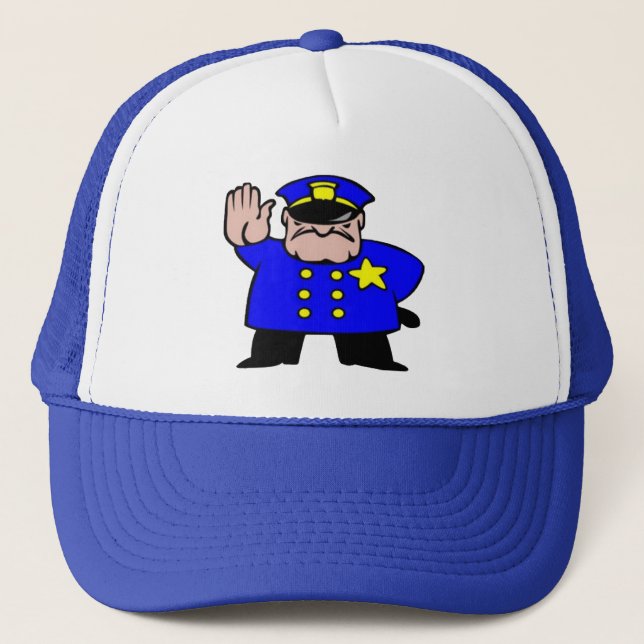 Casquette Policier - Fête des pères (Devant)