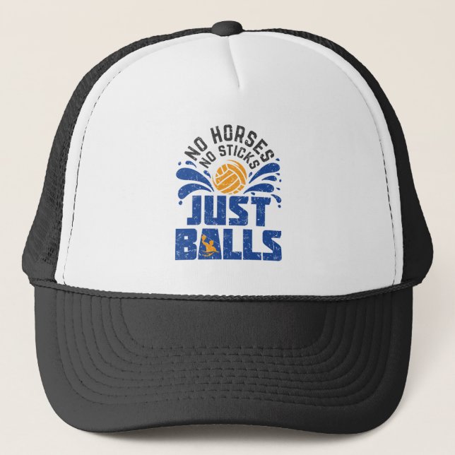 Casquette Polo D'Eau Pas De Chevaux Pas De Bâtons Juste Des  (Devant)