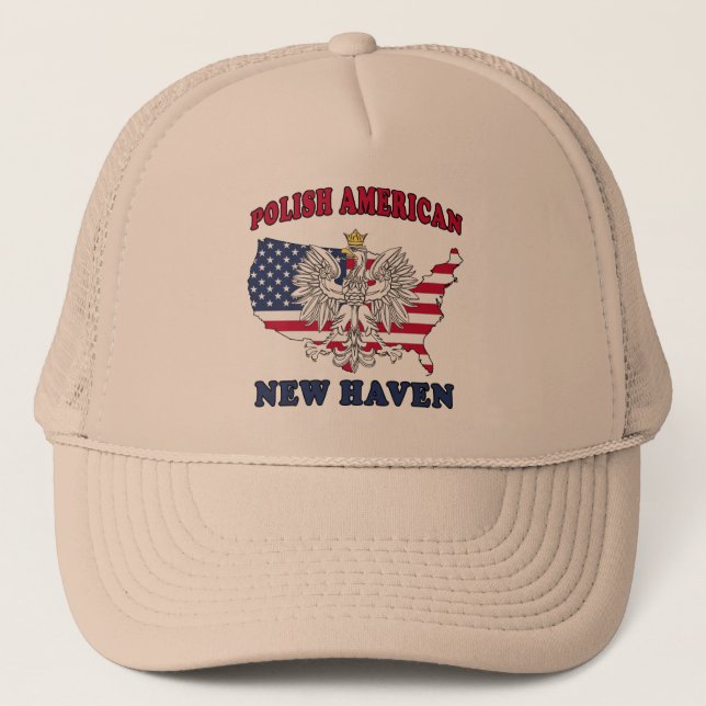 Casquette Polonais de New Haven le Connecticut (Devant)