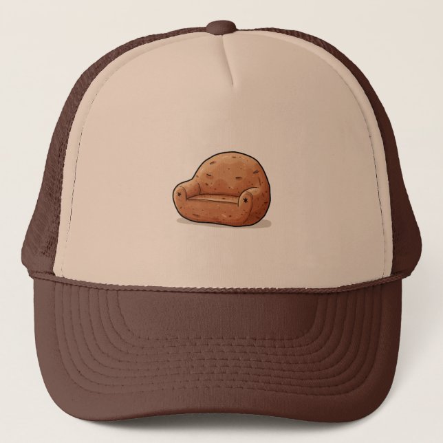 Casquette Pomme de terre de canapé - Chapeau de camion (Devant)