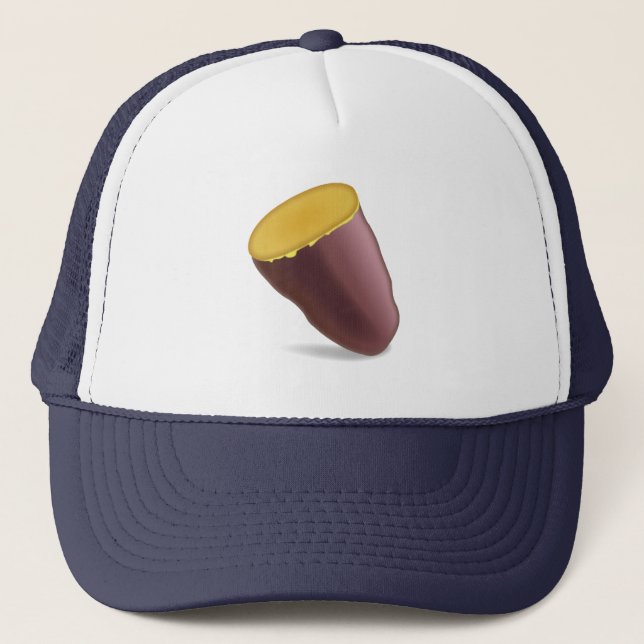Casquette Pomme de terre sucrée grillée - Emoji (Devant)