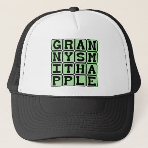 Casquette Pomme Granny Smith, Couleur et Fruit