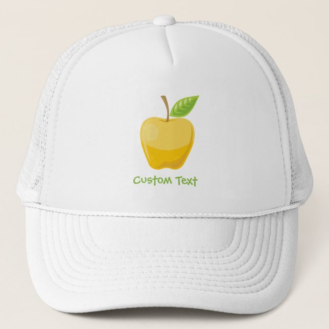 Casquette Pomme jaune (Devant)
