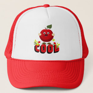 Casquette pomme rouge cool